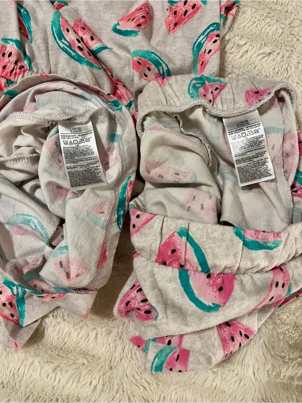 Old Navy Watermelon Print Romper & Shorts Set Girls’ Size Large (10-12)